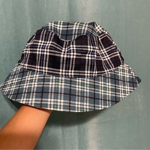 Wild Fable Blue and Green Plaid Bucket Hat